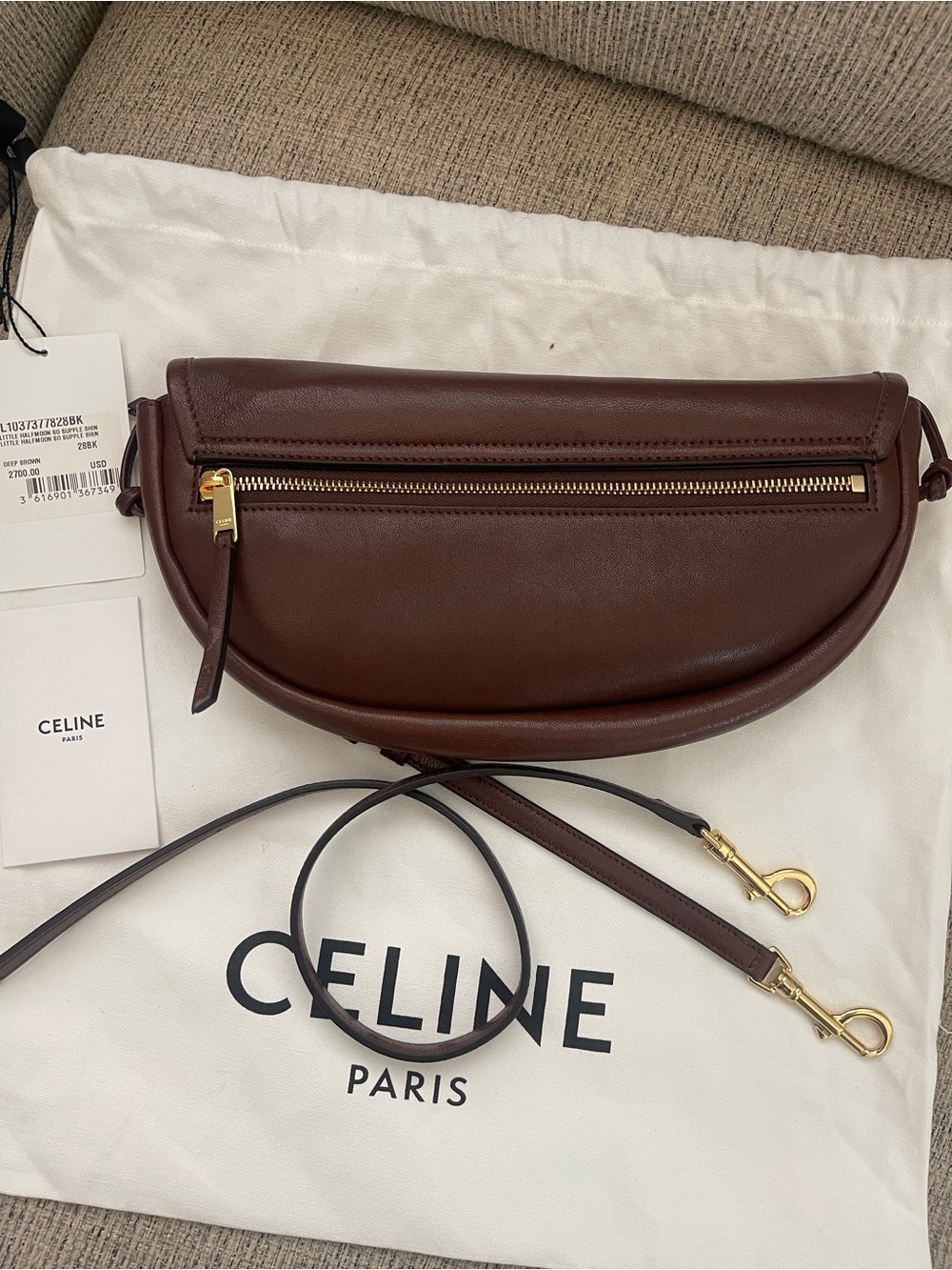 Celine little halfmoon bag - Picture 5 of 8